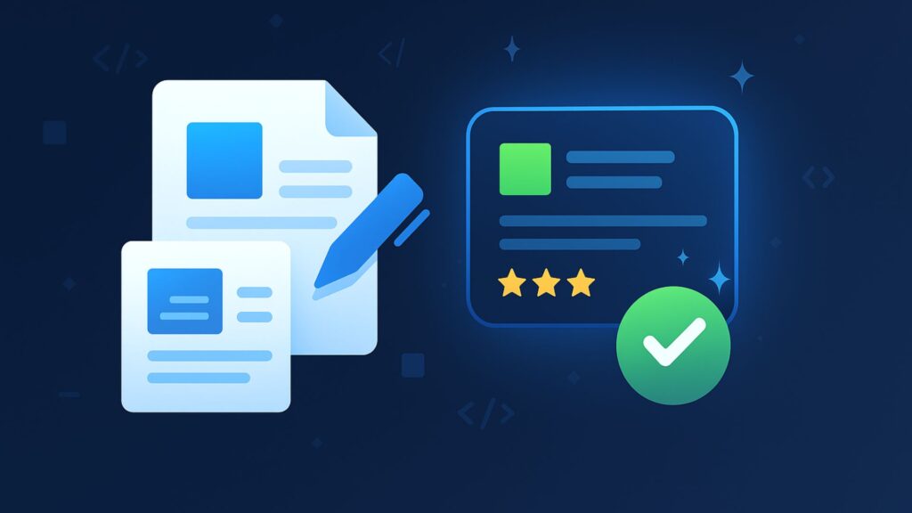 Digital Illustration Showing Article and Blog Post Schema Passing Validation
